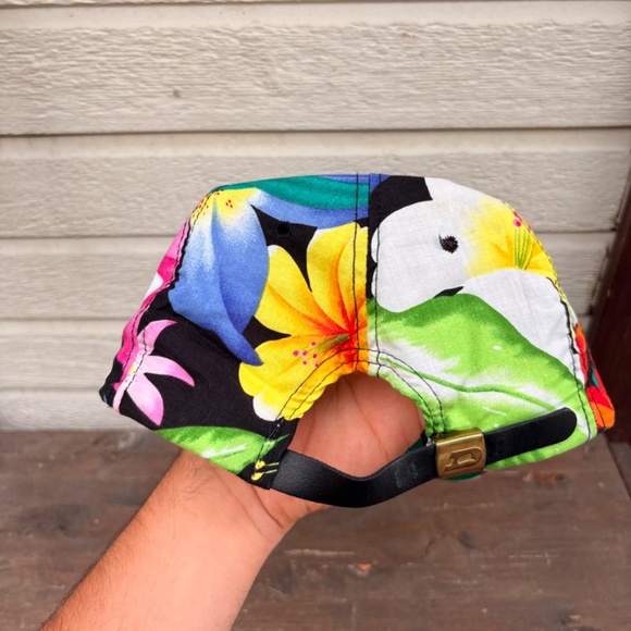 Vintage DANCO Electric company texas trucker hat floral pattern strapback - Picture 4 of 7